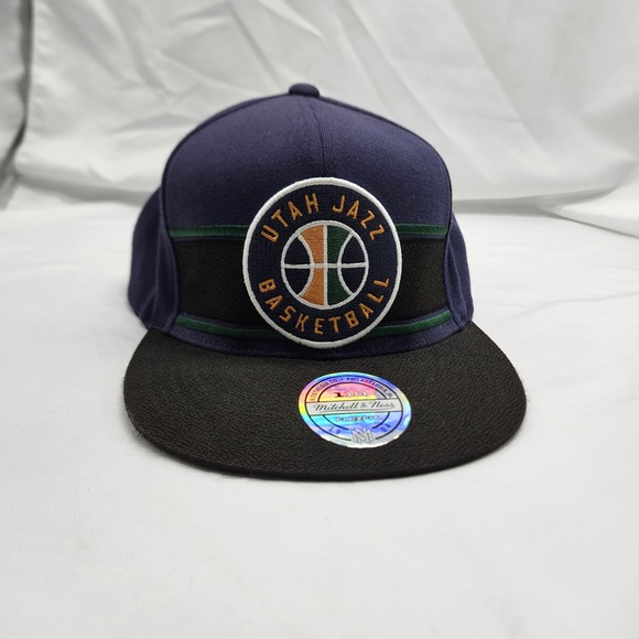 New Era NBA Utah Jazz Navy Blue Green 2 Tone 9FIFTY Adult Snapback Hat Cap - Picture 1 of 10